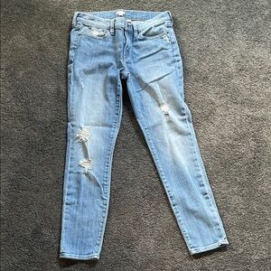 Video- vintage J Crew Blue Distressed Jeans